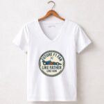 Like Father Like Son F1 Fan 5 Womens V Neck.jpg