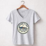 Like Father Like Son F1 Fan 6 Womens V Neck.jpg