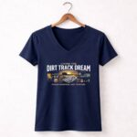 Living The Dirt Track Dream 2 Womens V Neck.jpg