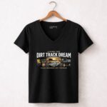Living The Dirt Track Dream 4 Womens V Neck.jpg