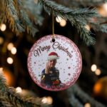 Max Verstappen Merry Christmas Ceramic Ornament 2.jpg