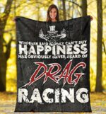Money Cant Buy Happiness Drag Racing Blanket 1.jpg