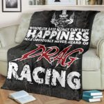 Money Cant Buy Happiness Drag Racing Blanket 3.jpg