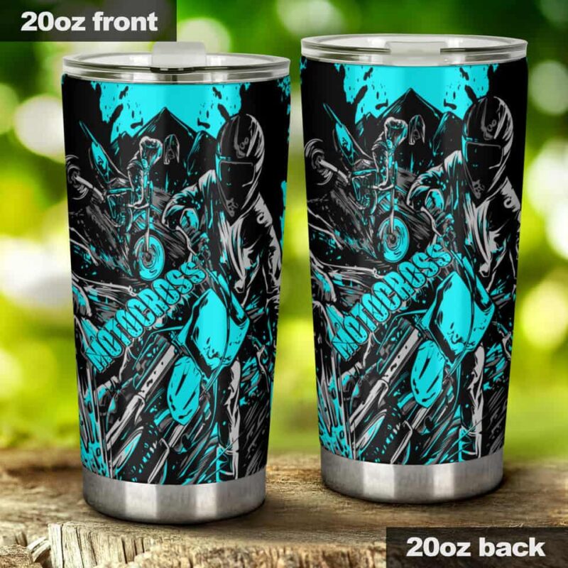 Motocross 20oz Tumbler Carolina Blue 2.jpg
