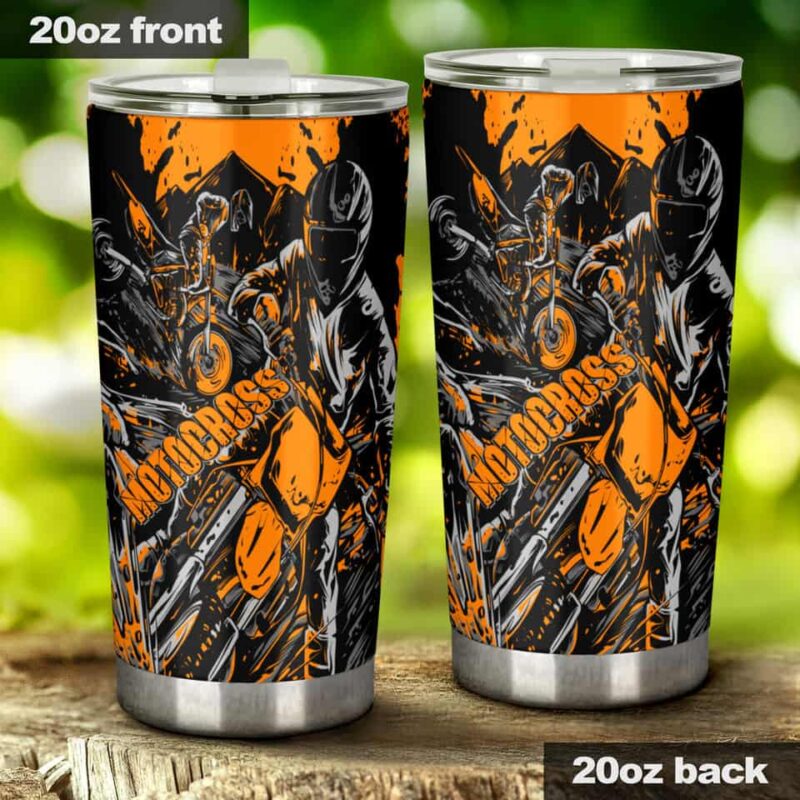Motocross 20oz Tumbler Orange 2.jpg