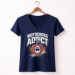 Motocross Addict 2 Womens V Neck.jpg
