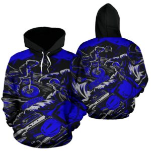 Motocross All Over Print Hoodie Blue 2.jpg