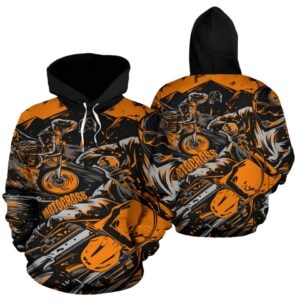Motocross All Over Print Hoodie Orange 2.jpg