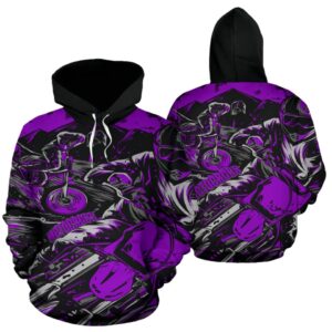 Motocross All Over Print Hoodie Purple 2.jpg