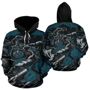 Motocross All Over Print Hoodie Teal 2.jpg