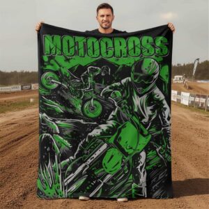 Motocross Blanket Custom Dirt Bike Racing Blanket RIIMB 2.jpg