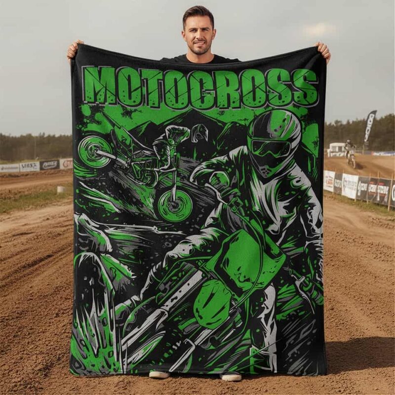 Motocross Blanket Custom Dirt Bike Racing Blanket RIIMB 2.jpg