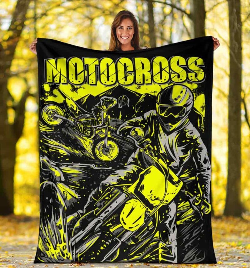 Motocross Blanket Yellow 2.jpg