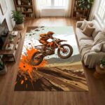 Motocross Dirt Bike Area Rectangle Rug 1.jpg