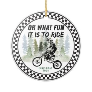 Motocross Dirt Bike Christmas Ceramic Ornament 1.jpg