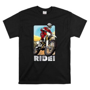 Motocross Dirt Bike Racing Vintage Rider Dirt Bike 1 T Shirt.jpg