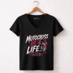 Motocross Is Life MX Racing 4 Womens V Neck.jpg