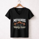 Motocross Is My Happy Place 4 Womens V Neck.jpg
