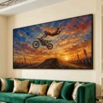 Motocross Jump at Sunset Canvas 1.jpg