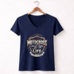 Motocross Life 2 Womens V Neck.jpg
