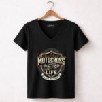 Motocross Life 4 Womens V Neck.jpg