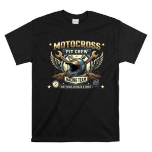 Motocross Pit Crew Racing Team 1 T Shirt.jpg