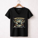 Motocross Pit Crew Racing Team 4 Womens V Neck.jpg