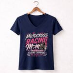 Motocross Racing Mom Motor Mom 2 Womens V Neck.jpg