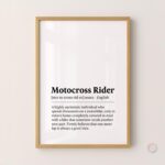 Motocross Rider Funny Definition Wall Art 1.jpg