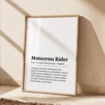 Motocross Rider Funny Definition Wall Art 2.jpg