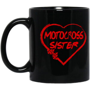 Motocross Sister Heart 11 oz Mug 2.jpg