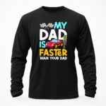 My Dad Is Faster Than Your Dad Checker Flag Race 2 Sweatshirt.jpg