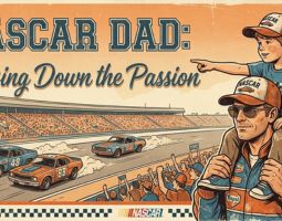 Nascar Dad Banner Vintage