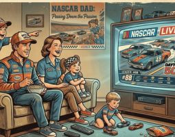 Nascar Dad Hoodie Banner