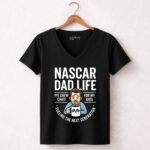 Nascar Dad Life Fueling the Next Generation of Fans 4 Womens V Neck.jpg