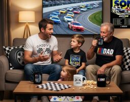 Nascar Dad Mug Banner