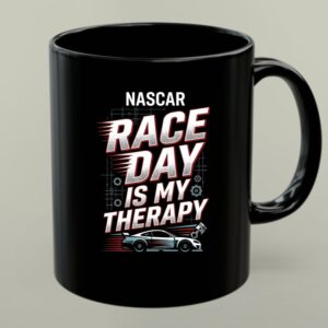 Nascar Dad Race Day Is My Therapy 1 mug.jpg