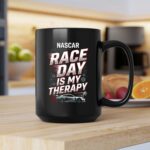 Nascar Dad Race Day Is My Therapy 2 mug.jpg