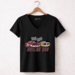 Nascar Dad Racing Enthusiast 7 Womens V Neck.jpg
