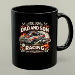 Nascar Dad and Son Racing 1 mug.jpg