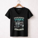 Nascar Weekend Vibes Pit Crew Life For Dad 4 Womens V Neck.jpg