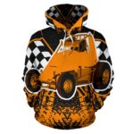 Non Wing Sprint Car All Over Print Hoodie Orange 2.jpg
