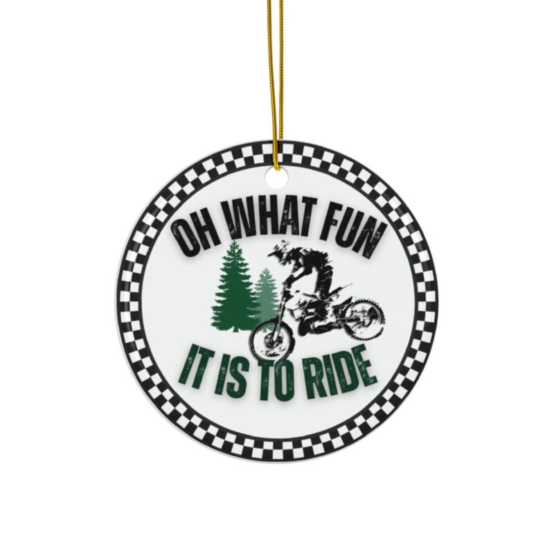 Oh What Fun It Is To Ride Motocross Ceramic Ornament 1.jpg
