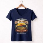 Old School Dirt Track Racing 2 Womens V Neck.jpg