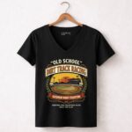 Old School Dirt Track Racing 4 Womens V Neck.jpg