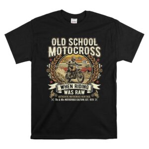 Old School Motocross 1 T Shirt.jpg
