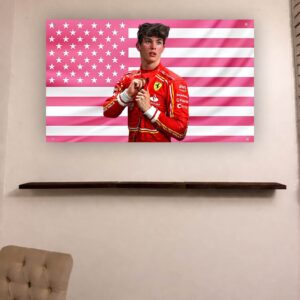 Ollie Bearman Formula One USA Flag Outdoor Flag 1.jpg