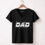 Personalized Best Bike Dad 4 Womens V Neck.jpg