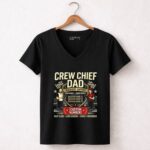 Personalized Crew Chief Dad 4 Womens V Neck.jpg
