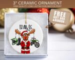 Personalized Dirt Bike Deer Santa Christmas Ceramic Ornament 3.jpg